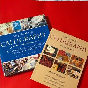 Calligraphy - 2 vintage books (1995, 1996)